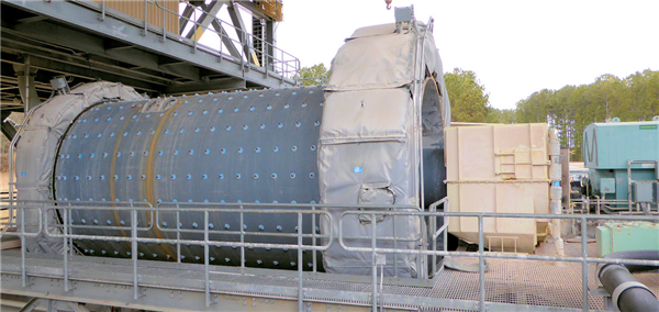 2 Units - Polysius 3.8m X 6.75m (12'5" X 22') Ball Mills, 1750 Hp)